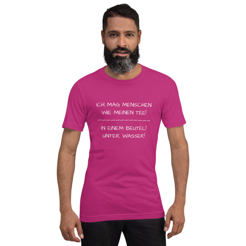 Ich mag Menschen wie meinen Tee Unisex-T-Shirt – T-Shirts – klamottn.de