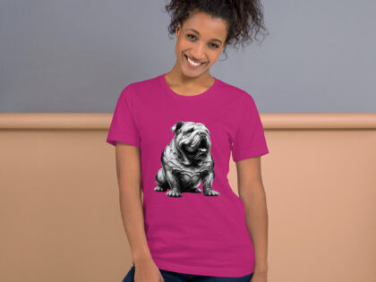 Moderne Metamorphose: Der Cyber-Bulldogge Unisex-T-Shirt – T-Shirts – klamottn.de Moderne Metamorphose: Der Cyber-Bulldogge Unisex-T-Shirt – T-Shirts – klamottn.de