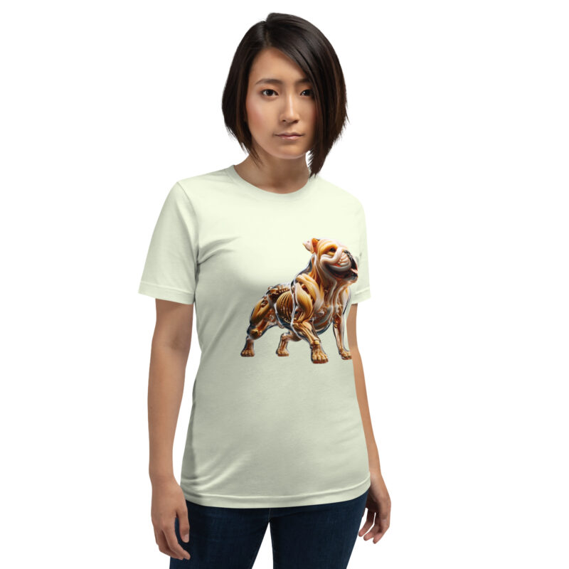 Die Majestätische Glas-Bulldogge Unisex-T-Shirt Unisex-T-Shirt – T-Shirts – klamottn.de
