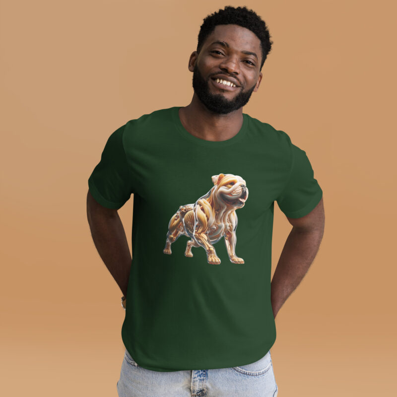 Die Majestätische Glas-Bulldogge Unisex-T-Shirt Unisex-T-Shirt
