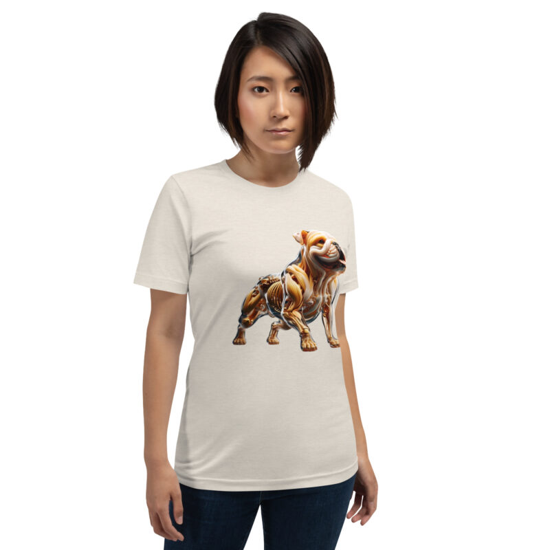 Die Majestätische Glas-Bulldogge Unisex-T-Shirt Unisex-T-Shirt – T-Shirts – klamottn.de