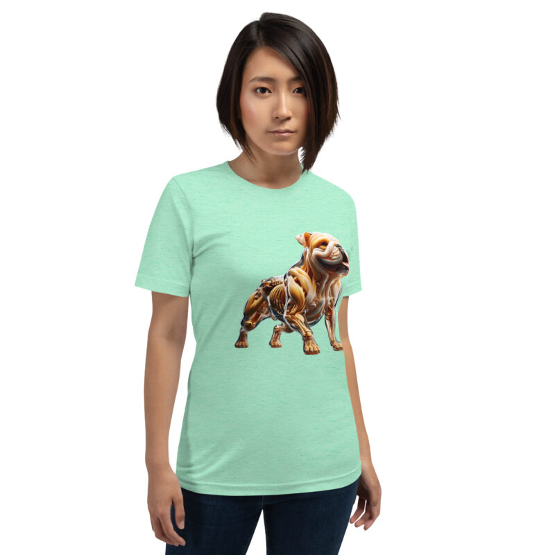 Die Majestätische Glas-Bulldogge Unisex-T-Shirt Unisex-T-Shirt – T-Shirts – klamottn.de