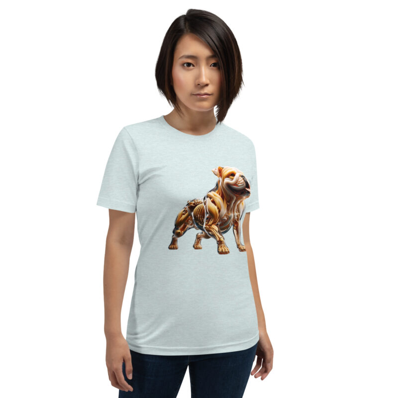 Die Majestätische Glas-Bulldogge Unisex-T-Shirt Unisex-T-Shirt – T-Shirts – klamottn.de