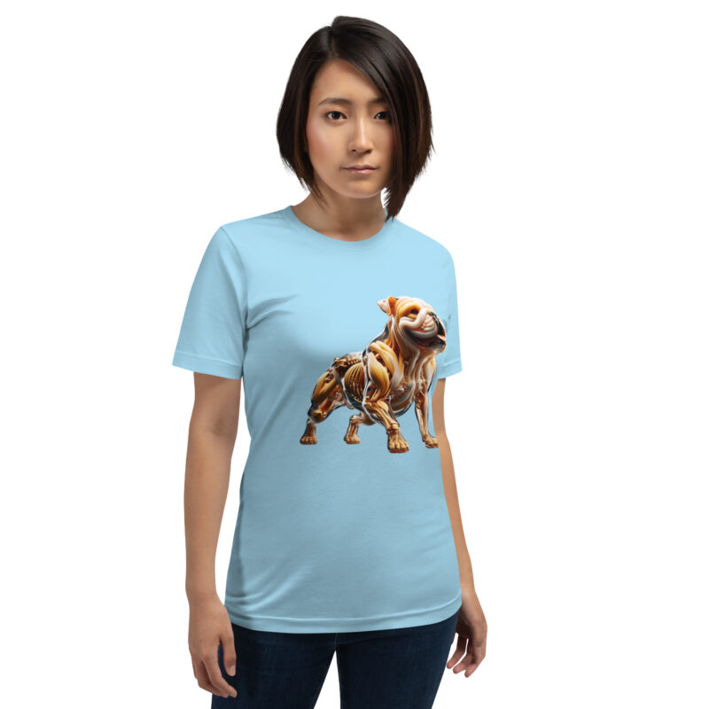 Die Majestätische Glas-Bulldogge Unisex-T-Shirt Unisex-T-Shirt – T-Shirts – klamottn.de