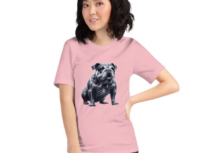 Anatomische Eleganz: Die Bulldogge im Röntgenblick Unisex-T-Shirt – T-Shirts – klamottn.de Anatomische Eleganz: Die Bulldogge im Röntgenblick Unisex-T-Shirt – T-Shirts – klamottn.de