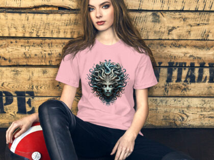 Medusa-Kopf mit lebensechten Schlangen Unisex-T-Shirt – T-Shirts – klamottn.de Medusa-Kopf mit lebensechten Schlangen Unisex-T-Shirt – T-Shirts – klamottn.de