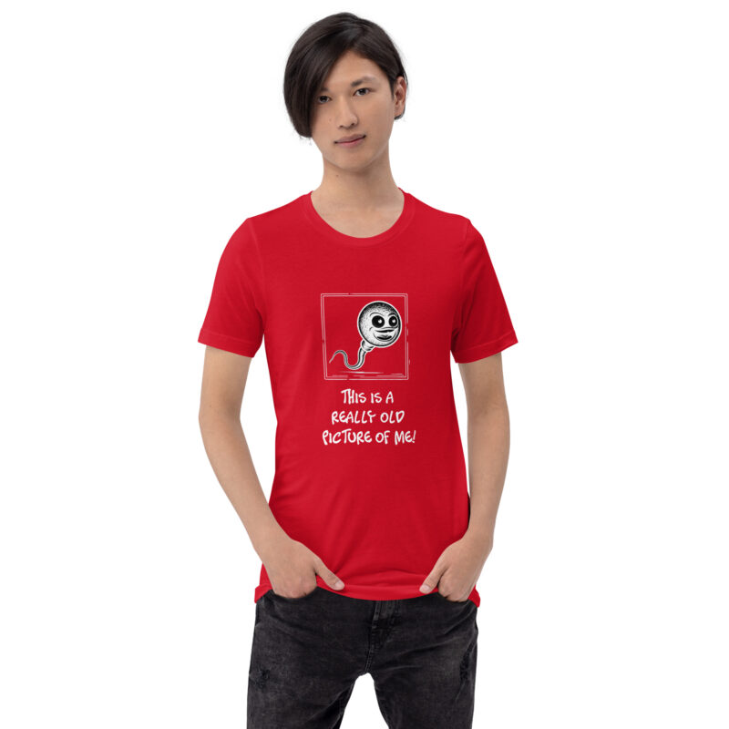 Das ist ein wirklich altes Bild von mir! Unisex-T-Shirt – T-Shirts – klamottn.de