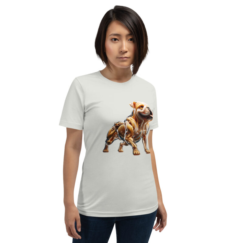 Die Majestätische Glas-Bulldogge Unisex-T-Shirt Unisex-T-Shirt – T-Shirts – klamottn.de
