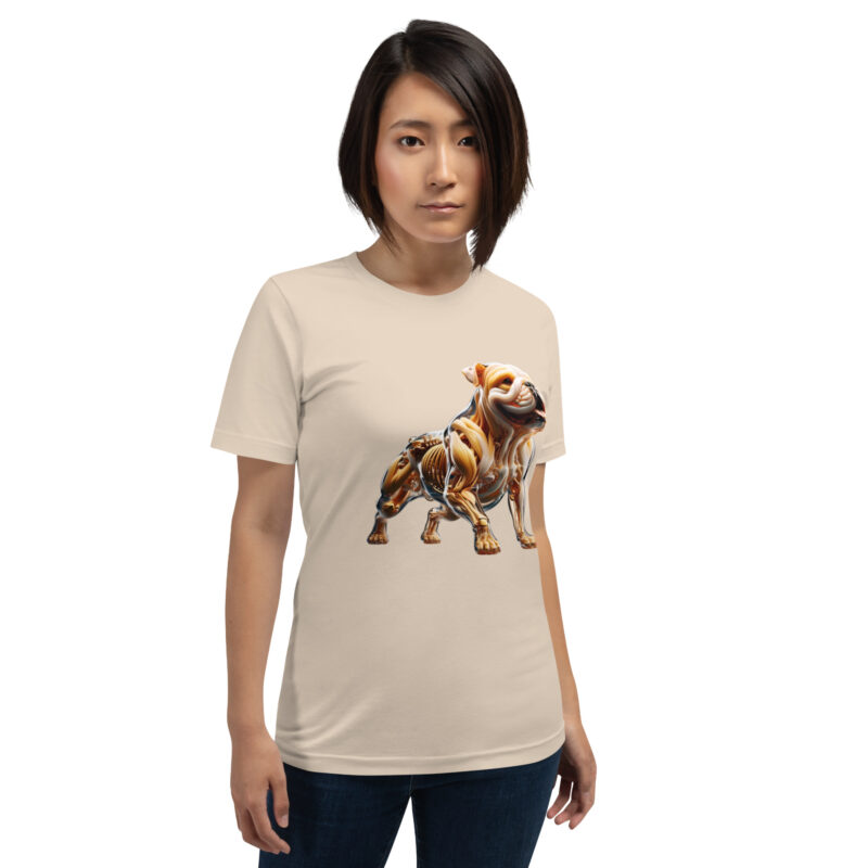 Die Majestätische Glas-Bulldogge Unisex-T-Shirt Unisex-T-Shirt – T-Shirts – klamottn.de