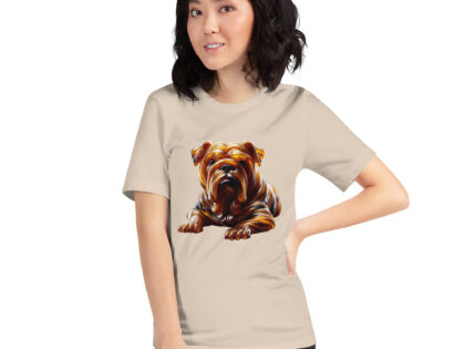 Abstrakte Glas-Hundeskulptur Unisex-T-Shirt – T-Shirts – klamottn.de Abstrakte Glas-Hundeskulptur Unisex-T-Shirt – T-Shirts – klamottn.de