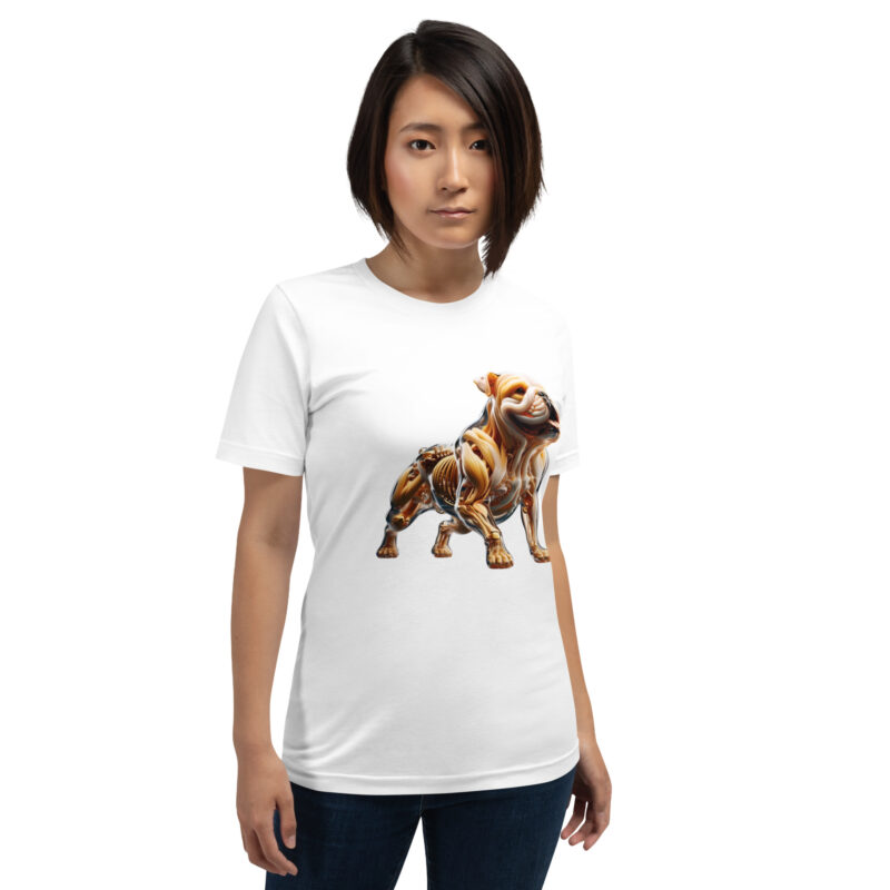 Die Majestätische Glas-Bulldogge Unisex-T-Shirt Unisex-T-Shirt – T-Shirts – klamottn.de