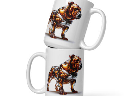 Die Bulldogge in fließender Eleganz weiße, glänzende Tasse – Home & Living – klamottn.de Die Bulldogge in fließender Eleganz weiße, glänzende Tasse – Home & Living – klamottn.de