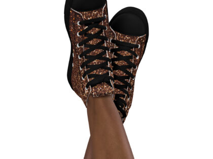Bronzefarbene Damen Canvas High-Top Sneaker – Schuhe – klamottn.de Bronzefarbene Damen Canvas High-Top Sneaker – Schuhe – klamottn.de