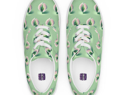 Voxel-Art Blatt in Pastellgrün Allover-Damen-Canvas-Schuhe – Schuhe – klamottn.de Voxel-Art Blatt in Pastellgrün Allover-Damen-Canvas-Schuhe – Schuhe – klamottn.de