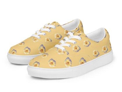Retro-Pixel-Art Blume in gelben Pastell Sonnenuntergangsfarben Allover-Damen-Canvas-Schuhe – Schuhe – klamottn.de Retro-Pixel-Art Blume in gelben Pastell Sonnenuntergangsfarben Allover-Damen-Canvas-Schuhe – Schuhe – klamottn.de