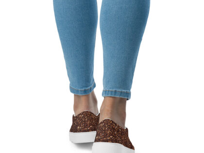 Bronzefarbene Damen-Canvas-Slipper – Schuhe – klamottn.de Bronzefarbene Damen-Canvas-Slipper – Schuhe – klamottn.de