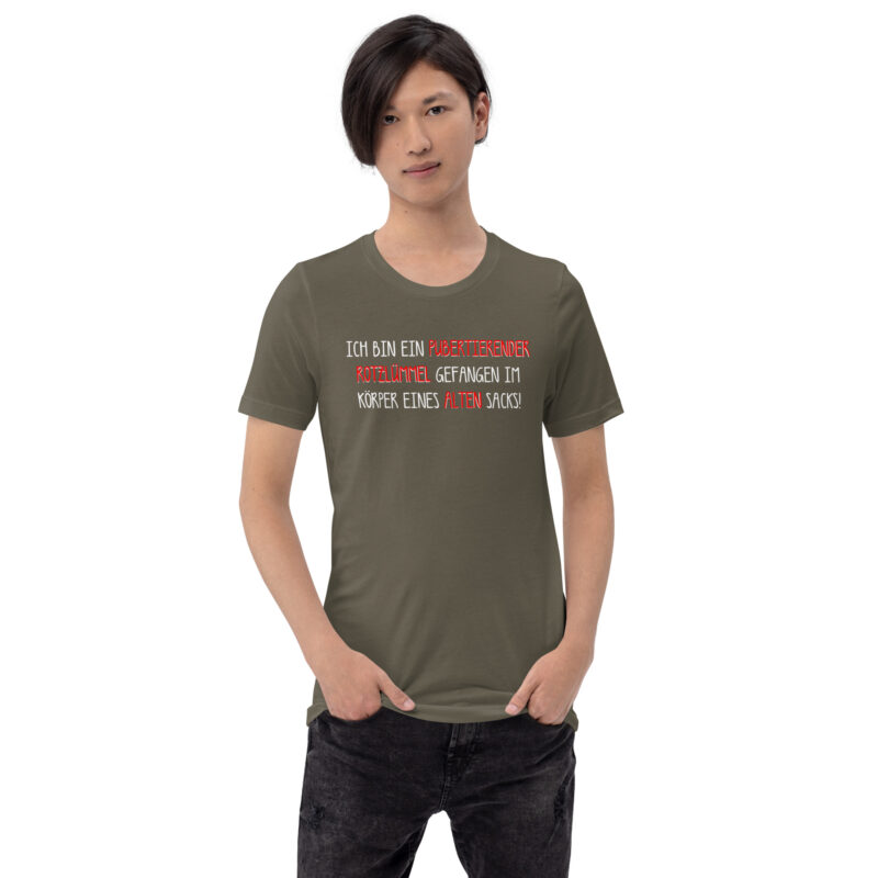 Jugendlicher Geist in reifer Hülle Unisex-T-Shirt
