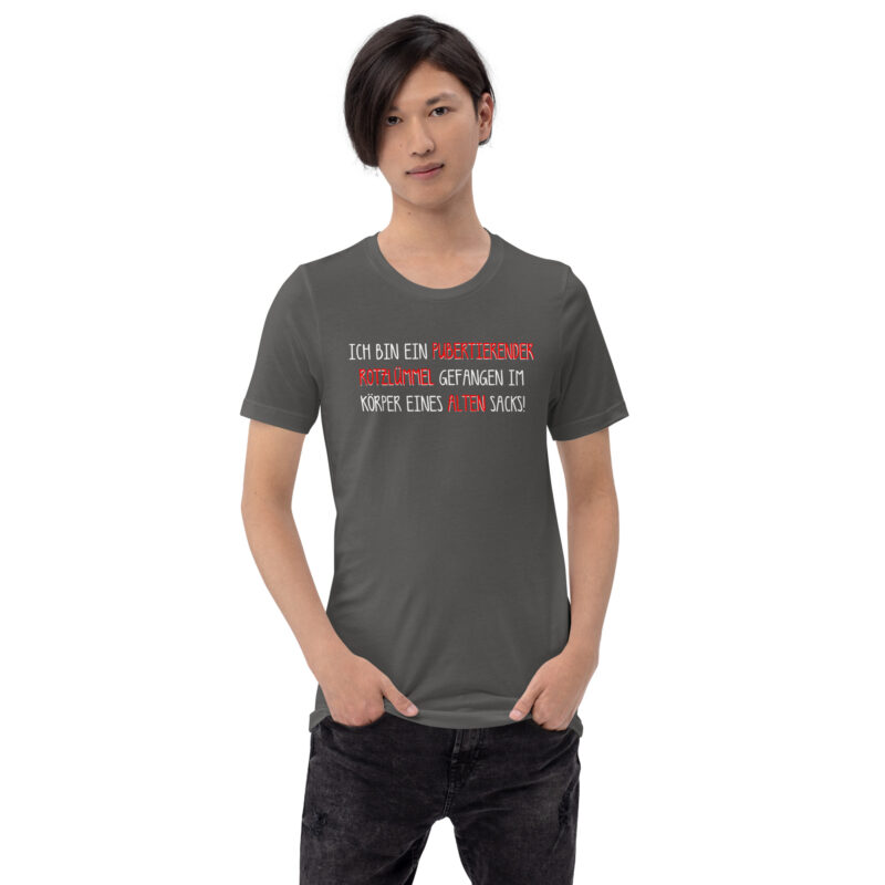 Jugendlicher Geist in reifer Hülle Unisex-T-Shirt
