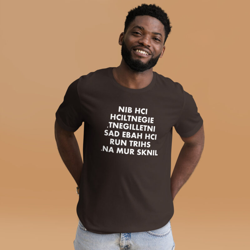 Ich bin eigentlich intelligent Unisex-T-Shirt