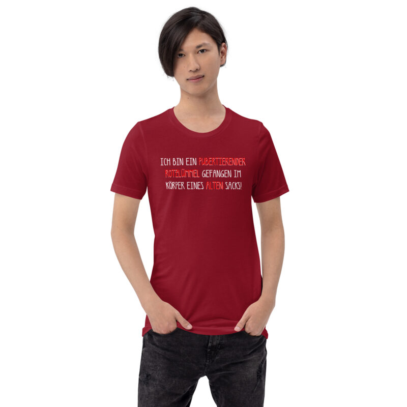 Jugendlicher Geist in reifer Hülle Unisex-T-Shirt