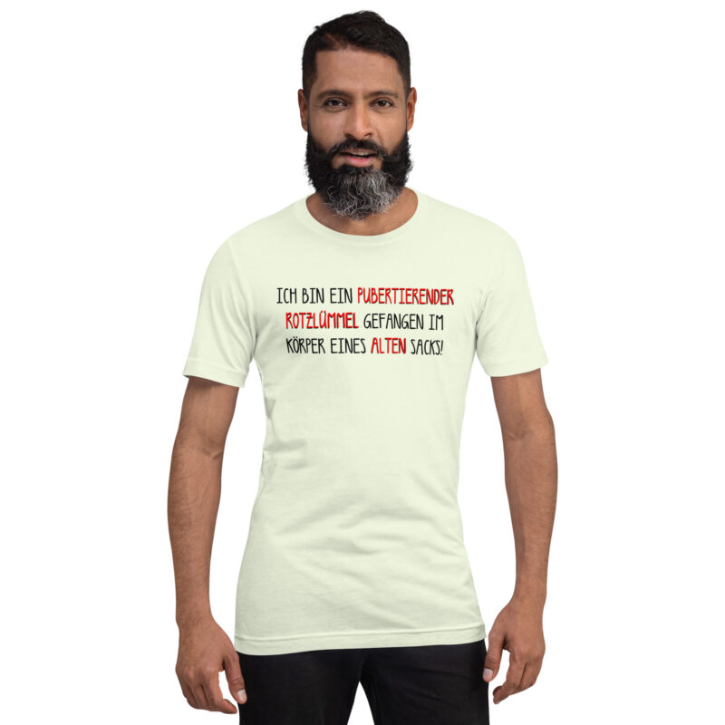 Jugendlicher Geist in reifer Hülle Unisex-T-Shirt – T-Shirts – klamottn.de