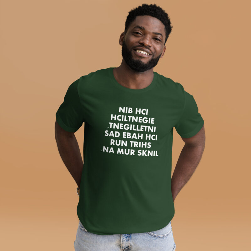Ich bin eigentlich intelligent Unisex-T-Shirt