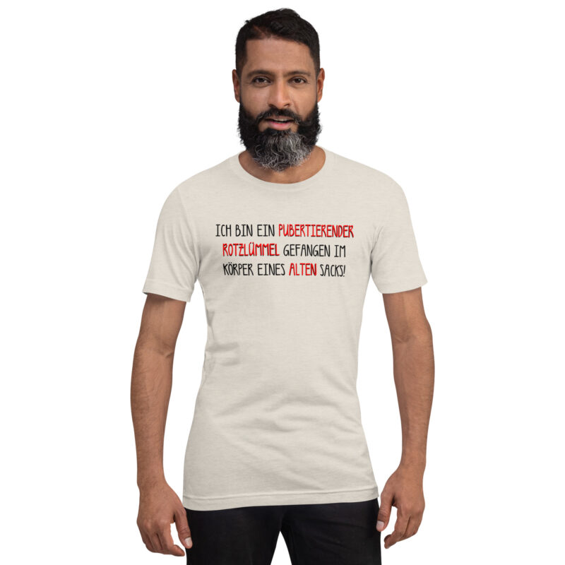 Jugendlicher Geist in reifer Hülle Unisex-T-Shirt – T-Shirts – klamottn.de