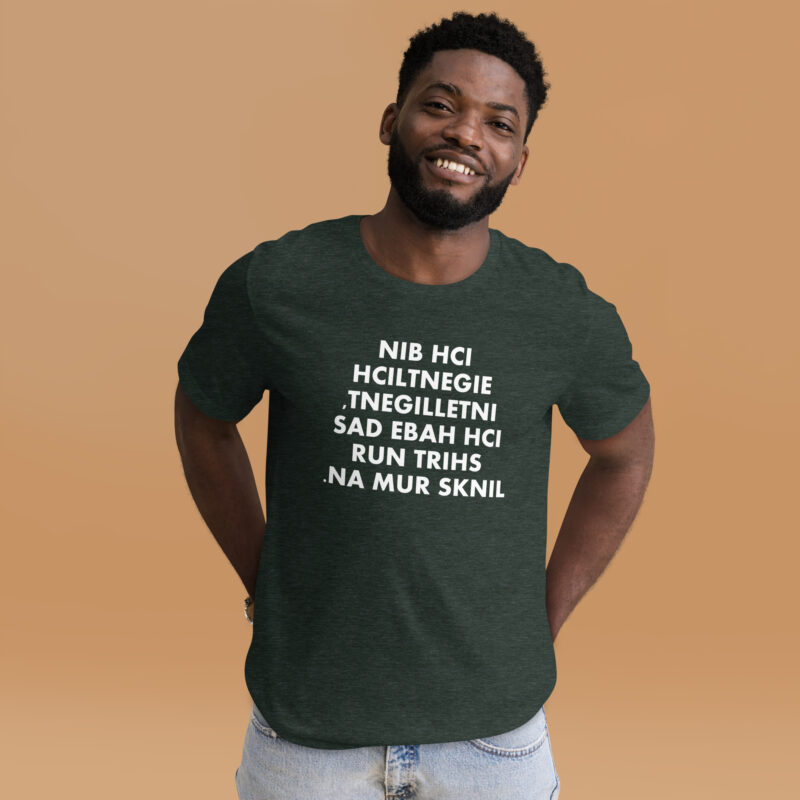 Ich bin eigentlich intelligent Unisex-T-Shirt