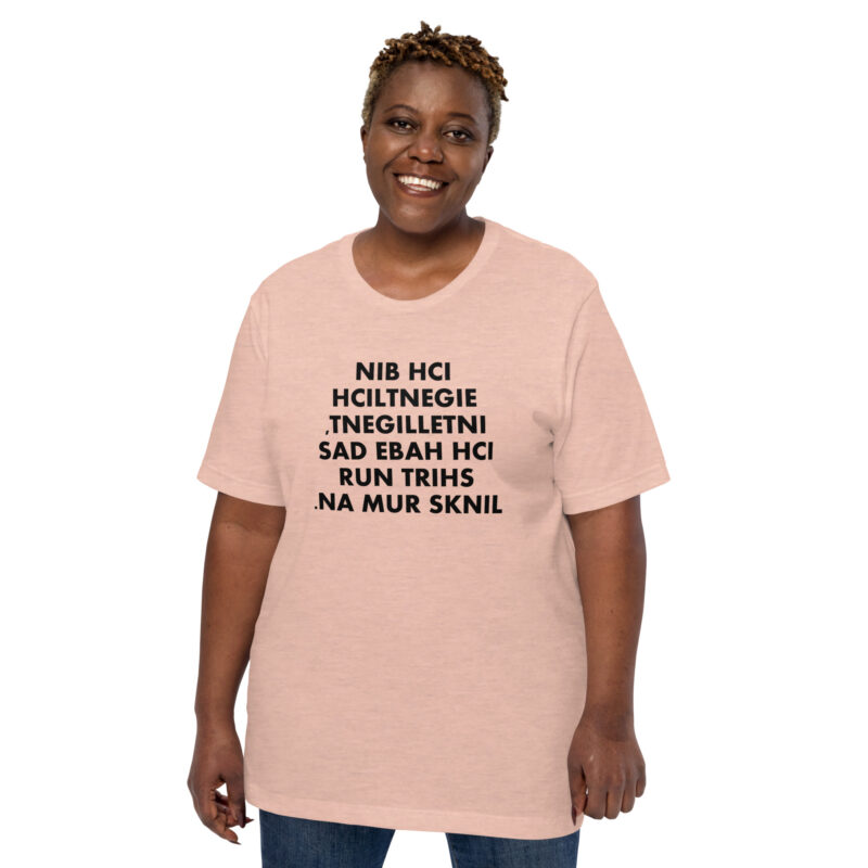 Ich bin eigentlich intelligent Unisex-T-Shirt