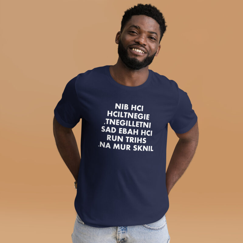 Ich bin eigentlich intelligent Unisex-T-Shirt
