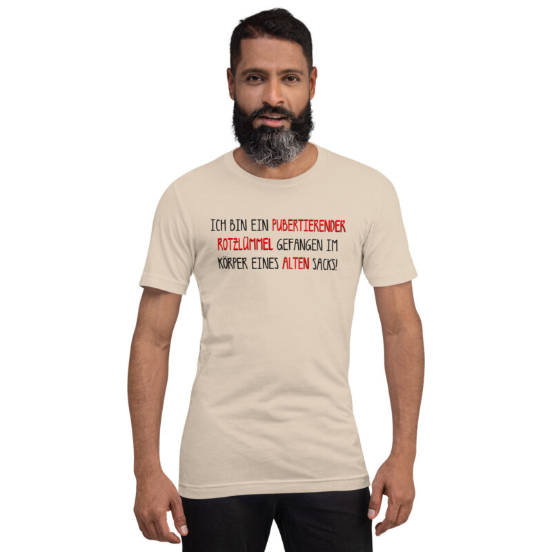 Jugendlicher Geist in reifer Hülle Unisex-T-Shirt – T-Shirts – klamottn.de