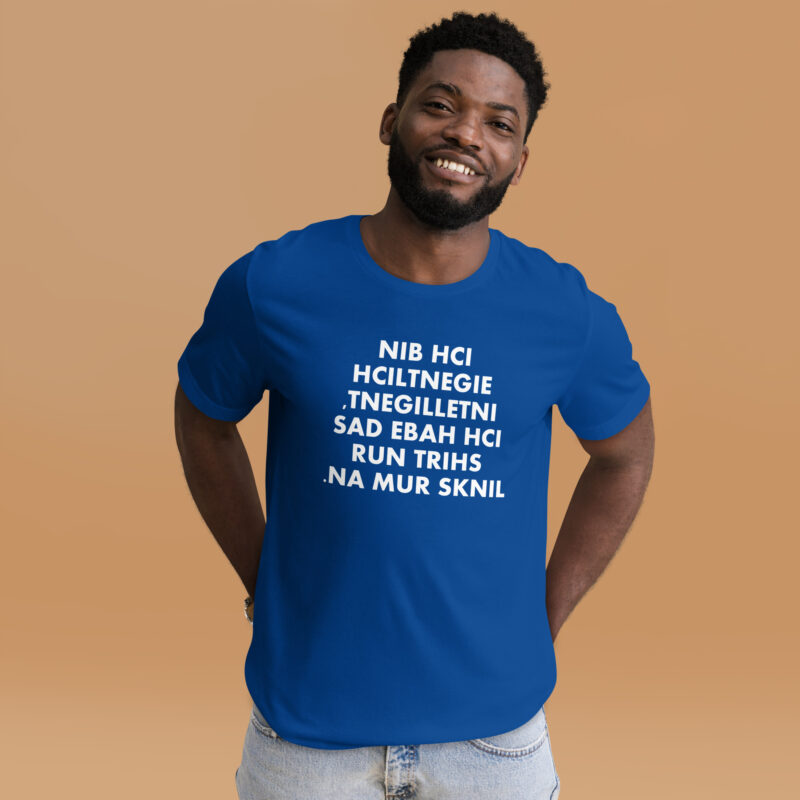 Ich bin eigentlich intelligent Unisex-T-Shirt