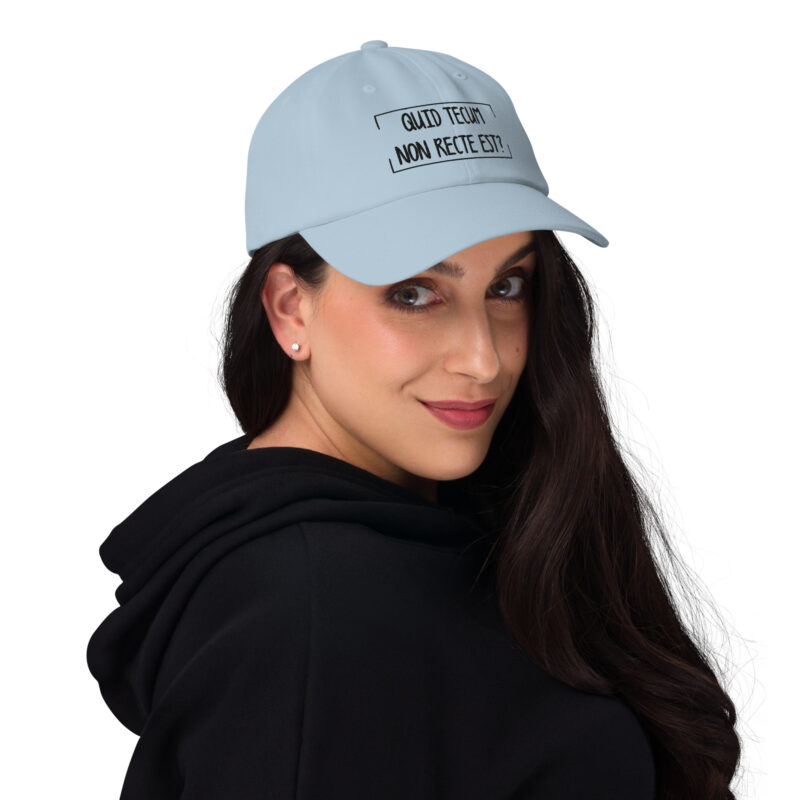 Quid Tecum Non recte est? Basecap – Accessoires – klamottn.de