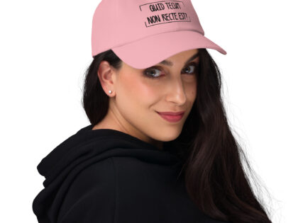Quid Tecum Non recte est? Basecap – Accessoires – klamottn.de Quid Tecum Non recte est? Basecap – Accessoires – klamottn.de