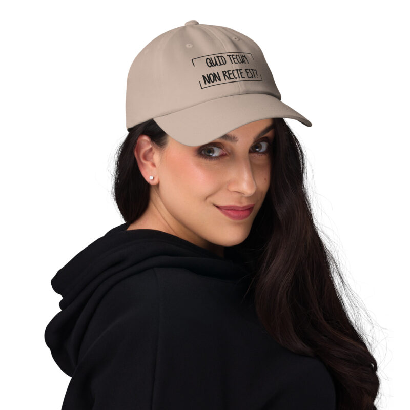 Quid Tecum Non recte est? Basecap – Accessoires – klamottn.de