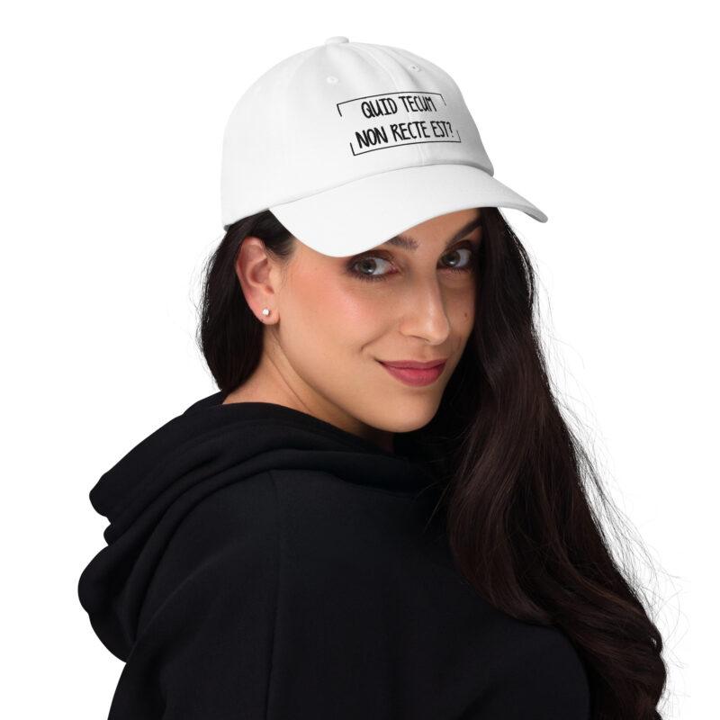 Quid Tecum Non recte est? Basecap – Accessoires – klamottn.de