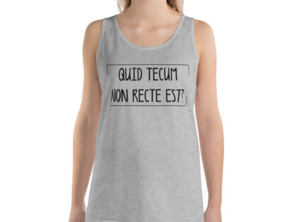 Quid Tecum Non recte est? Unisex-Tank-Top – Tank Tops – klamottn.de Quid Tecum Non recte est? Unisex-Tank-Top – Tank Tops – klamottn.de