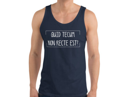 Quid Tecum Non recte est? Unisex-Tank-Top – Tank Tops – klamottn.de Quid Tecum Non recte est? Unisex-Tank-Top – Tank Tops – klamottn.de