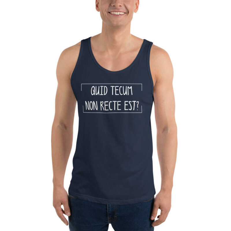 Quid Tecum Non recte est? Unisex-Tank-Top – Tank Tops – klamottn.de