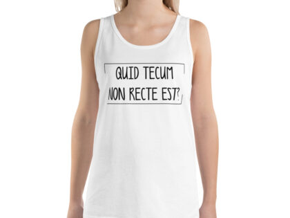 Quid Tecum Non recte est? Unisex-Tank-Top – Tank Tops – klamottn.de Quid Tecum Non recte est? Unisex-Tank-Top – Tank Tops – klamottn.de