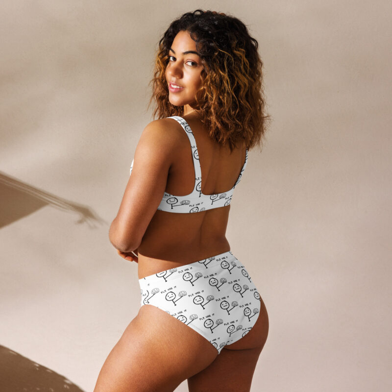 PLZ USE IT Recycelter Allover High Waist Bikini
