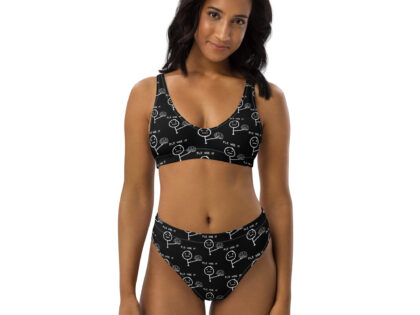 PLZ USE IT Recycelter Allover High Waist Bikini – Bademode – klamottn.de PLZ USE IT Recycelter Allover High Waist Bikini – Bademode – klamottn.de