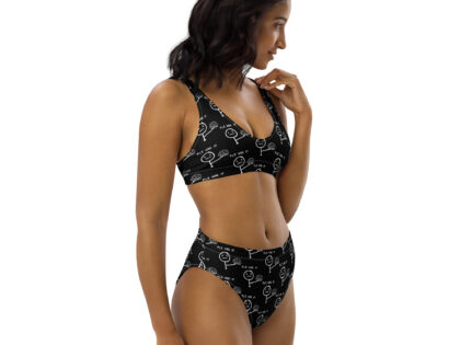 PLZ USE IT Recycelter Allover High Waist Bikini – Bademode – klamottn.de PLZ USE IT Recycelter Allover High Waist Bikini – Bademode – klamottn.de