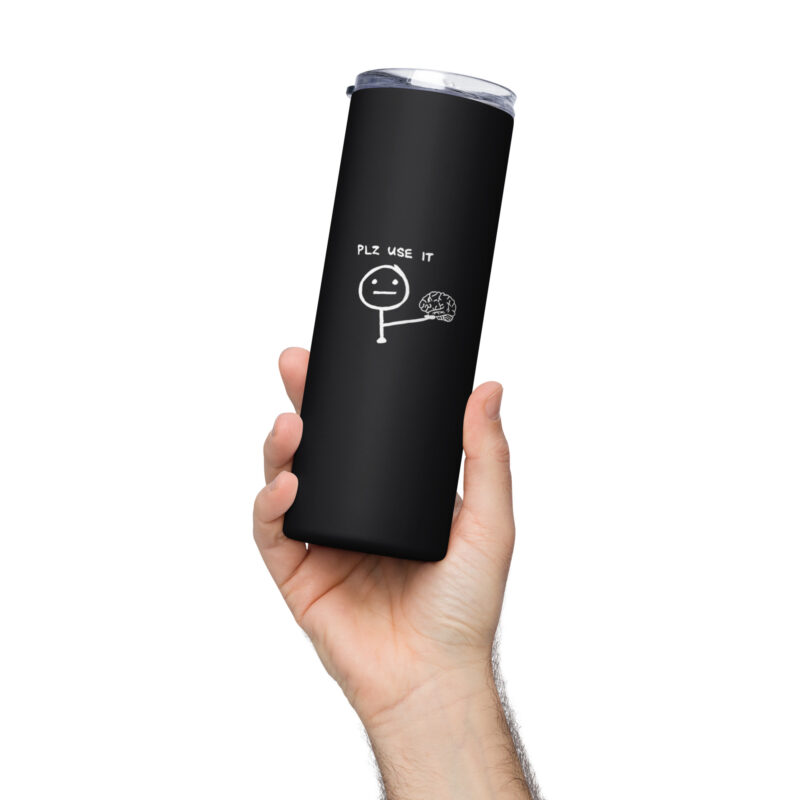 PLZ USE IT Edelstahlbecher – Accessoires – klamottn.de