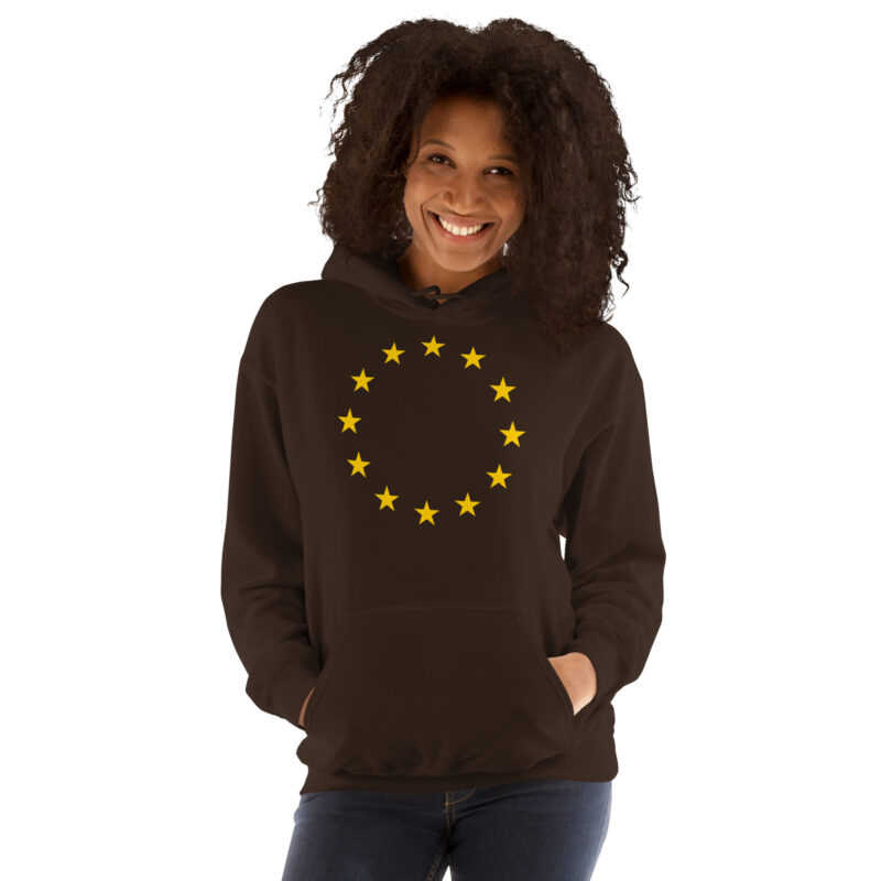 EU Europa Flagge Fahne Europäische Union Ring Sterne Unisex-Hoodie