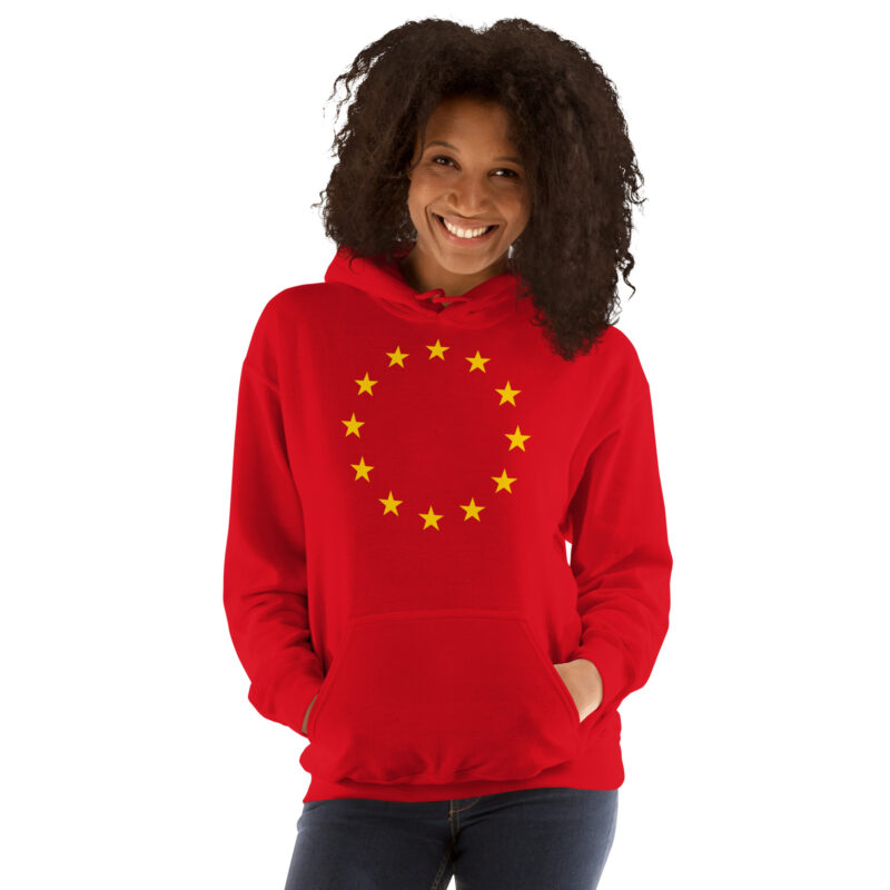 EU Europa Flagge Fahne Europäische Union Ring Sterne Unisex-Hoodie