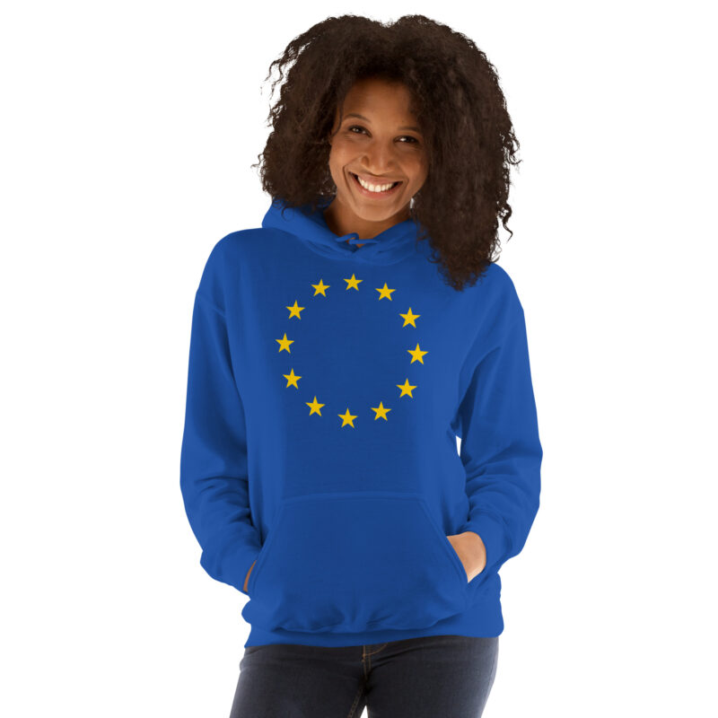 EU Europa Flagge Fahne Europäische Union Ring Sterne Unisex-Hoodie