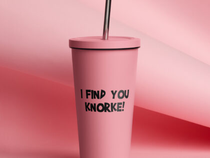 I Find You Knorke! Thermobecher mit Strohhalm – Accessoires – klamottn.de I Find You Knorke! Thermobecher mit Strohhalm – Accessoires – klamottn.de