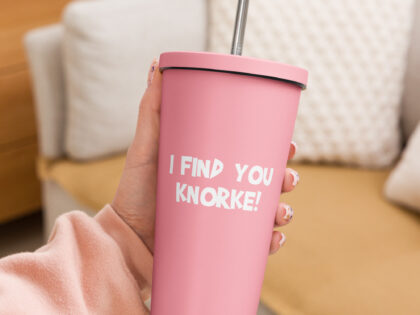 I Find You Knorke! Thermobecher mit Strohhalm – Accessoires – klamottn.de I Find You Knorke! Thermobecher mit Strohhalm – Accessoires – klamottn.de
