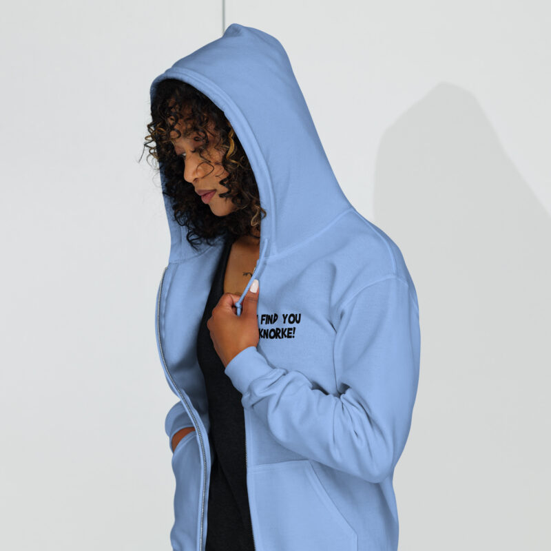 I Find You Knorke! Unisex-Zip-Hoodie